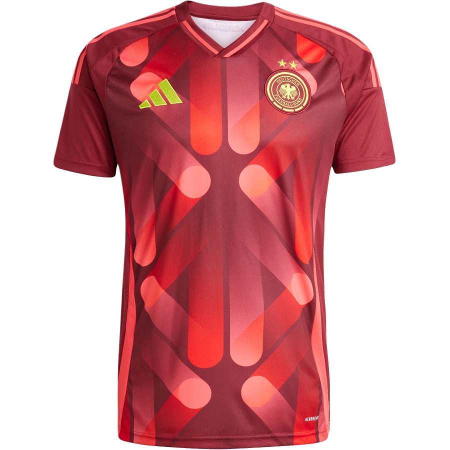 Adidas Adidas AEROREADYGermany T Shirt 25 AWAY JERSEY Preppy Red Teenagers