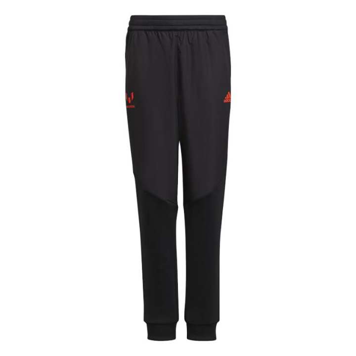 Adidas Adidas Knitted Sweatpants Messi Black/Application Sun Red Teenagers