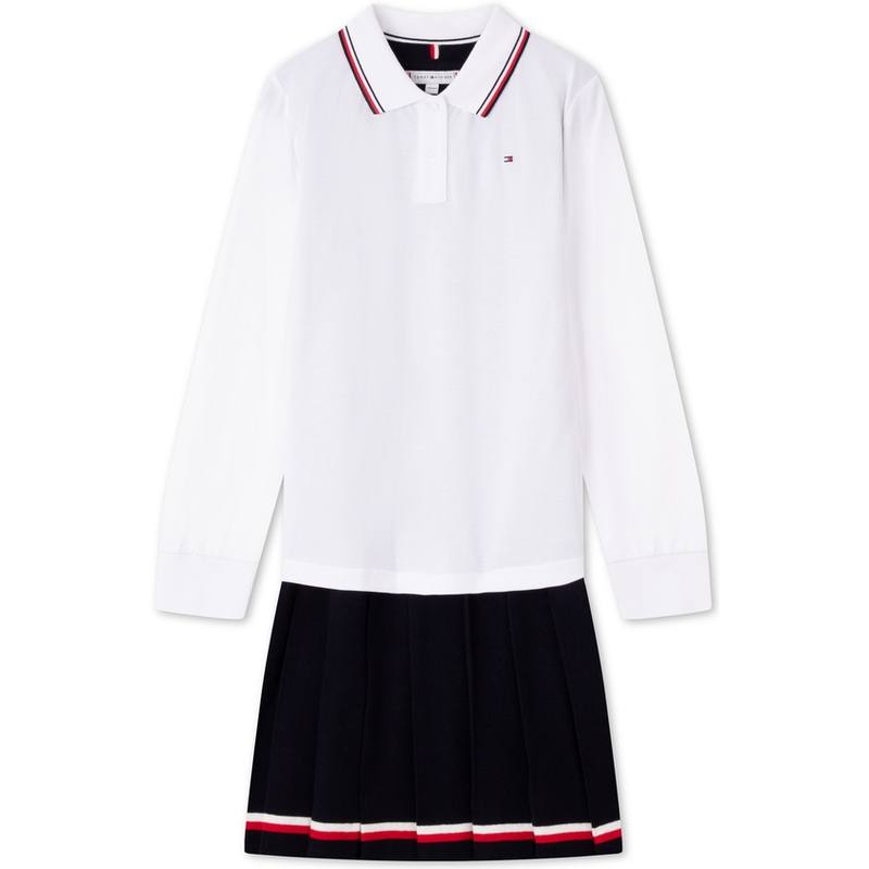 Tommy Hilfiger Kids Two Piece Skirt Sets Polo Collar Moderate Short