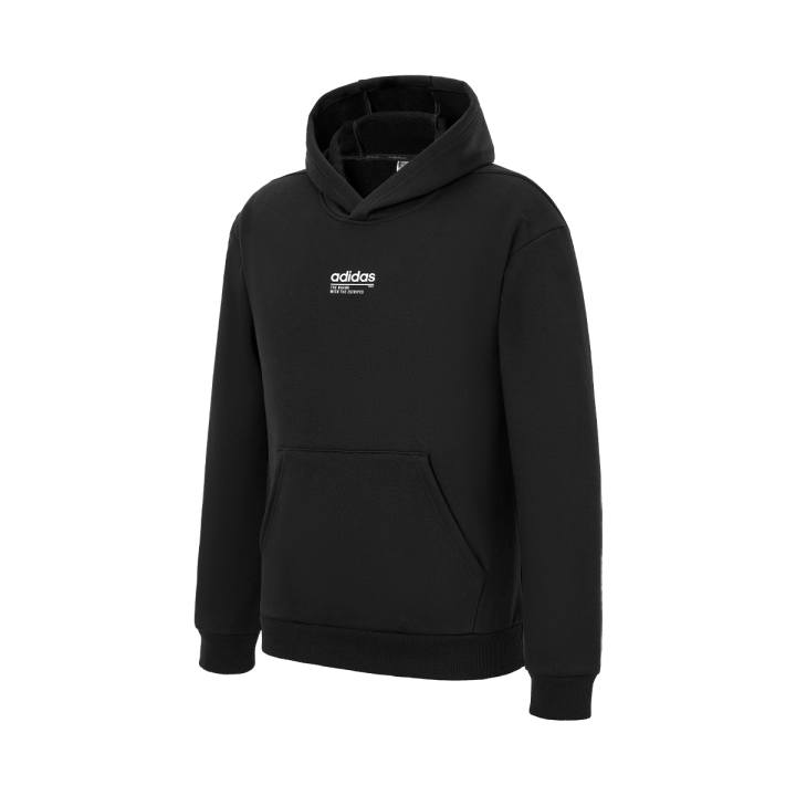 Adidas Adidas Sweatshirts Men's Black Hooded Moderate
