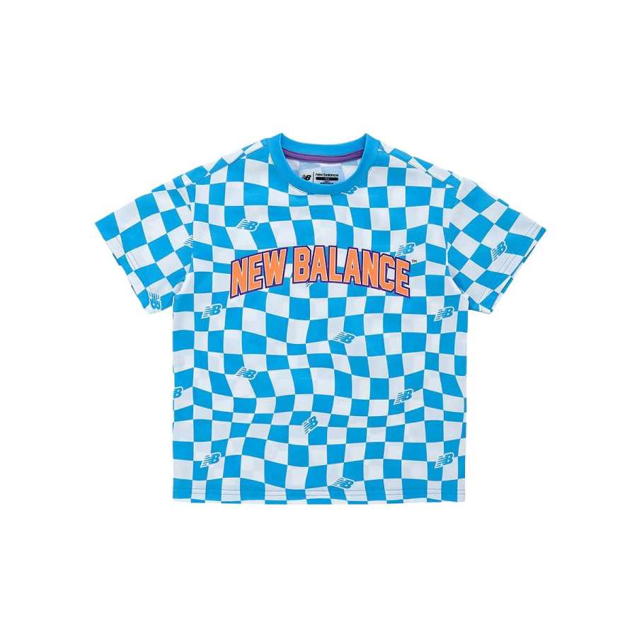New Balance New Balance T Shirt RIDER Light Blue Children Aged 3 7 Years Old