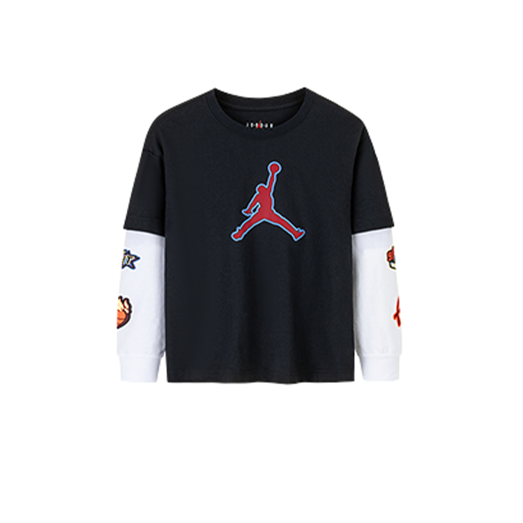 Jordan Jordan T Shirt Jet Black Children Aged 3 7 Years Old