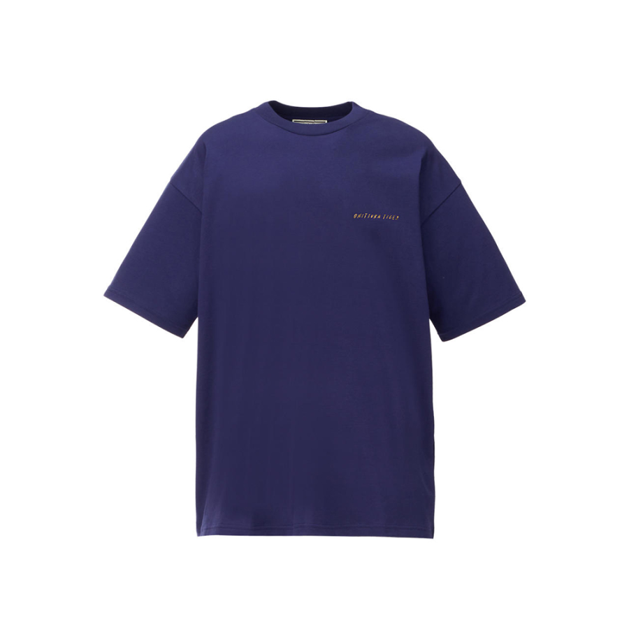 Onitsuka Tiger T Shirt Unisex Marine Blue
