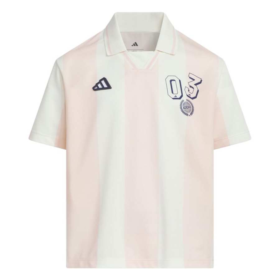 Adidas Adidas T Shirt SS25 Jade White/Ice Crystal Pink Kids'