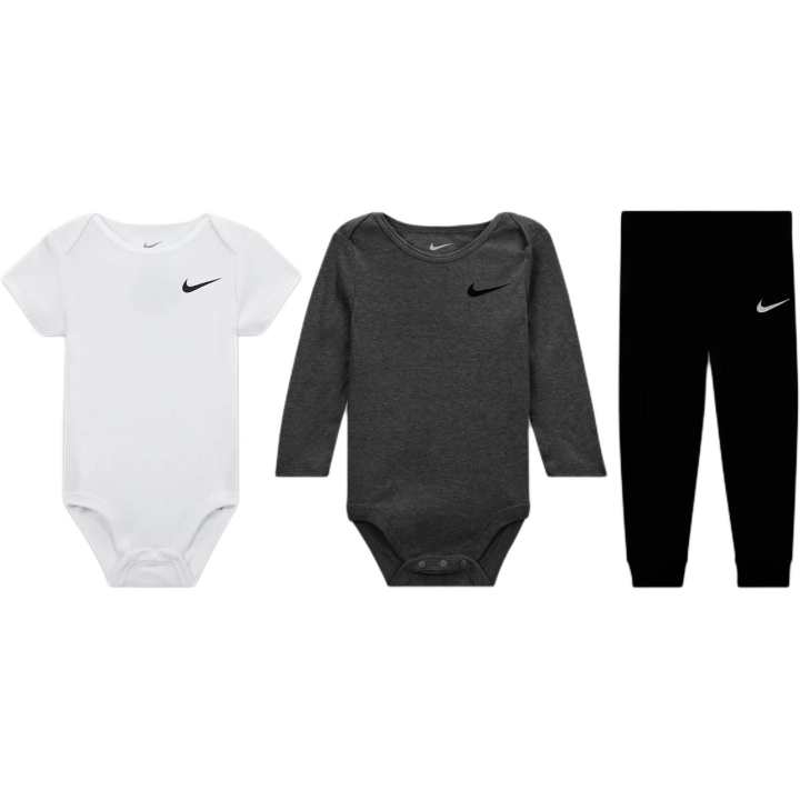 Nike Nike Kids Matching Sets 3 Pack Gray+Black+White Infant And Toddler