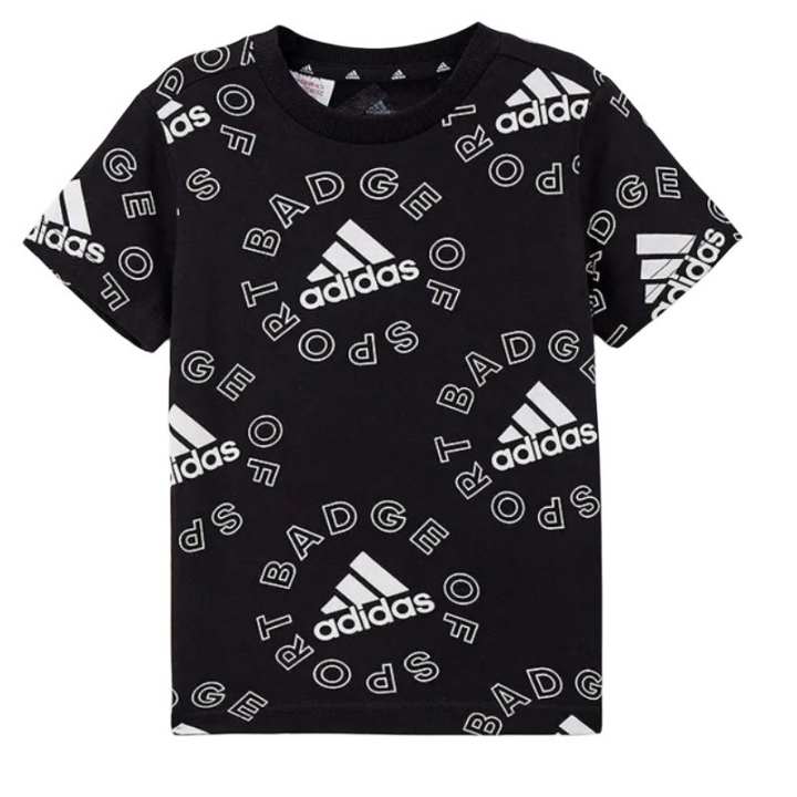 Adidas Adidas T Shirt Black Children Aged 3 7 Years Old