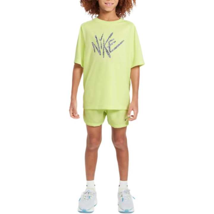 Nike Nike Dri Fit Shorts Teenagers Light Lemon Yellow/Black Color