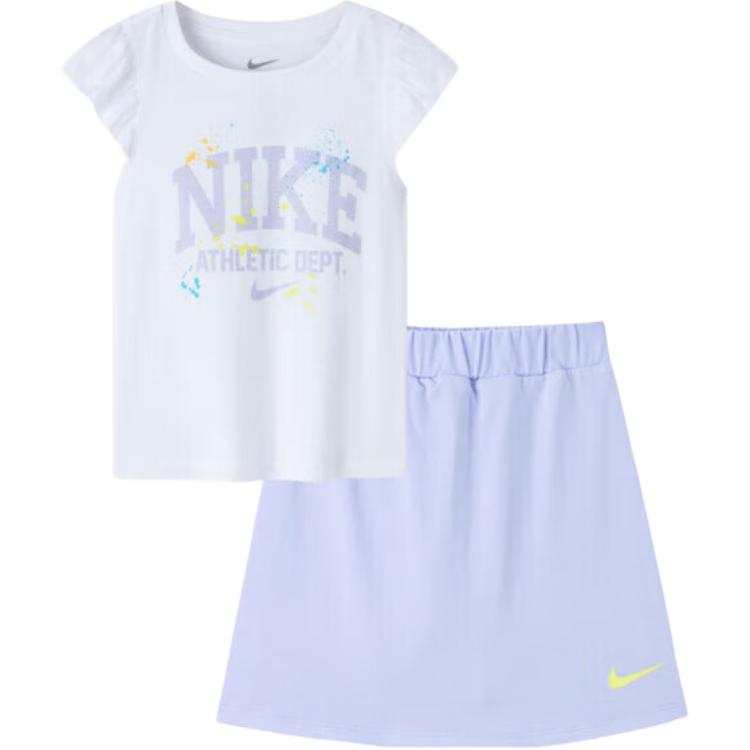 Nike Children Aged 3 7 Years Old Nike Skirt Set Purple Photinia