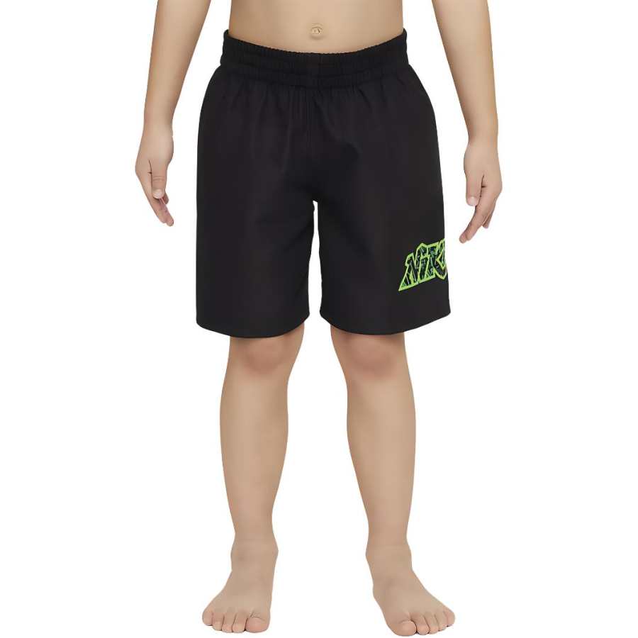 Nike Nike Kids' Swimsuit Swim Jumble Black/Stadium Green/Action Green Kids'
