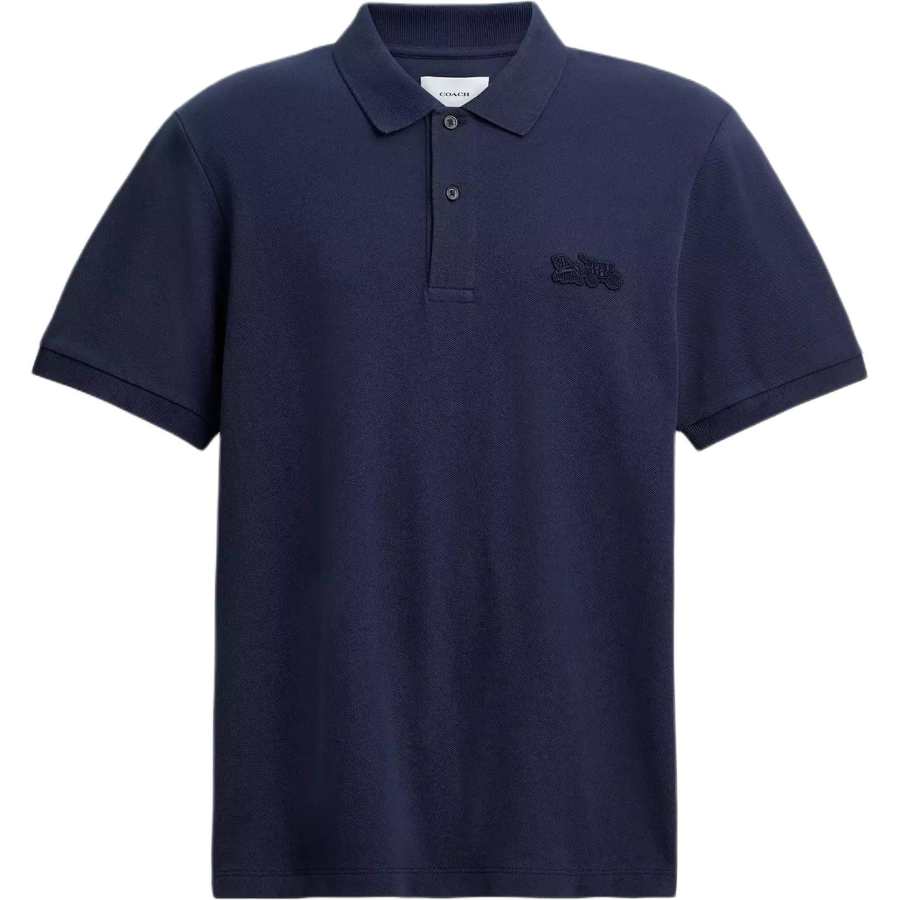 COACH COACH Polo Shirt Men's Navy Blue