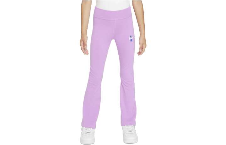 Nike Nike Kids' Bottom Kids' Apparel Mid Rise Flared Leggings Pink Kids'