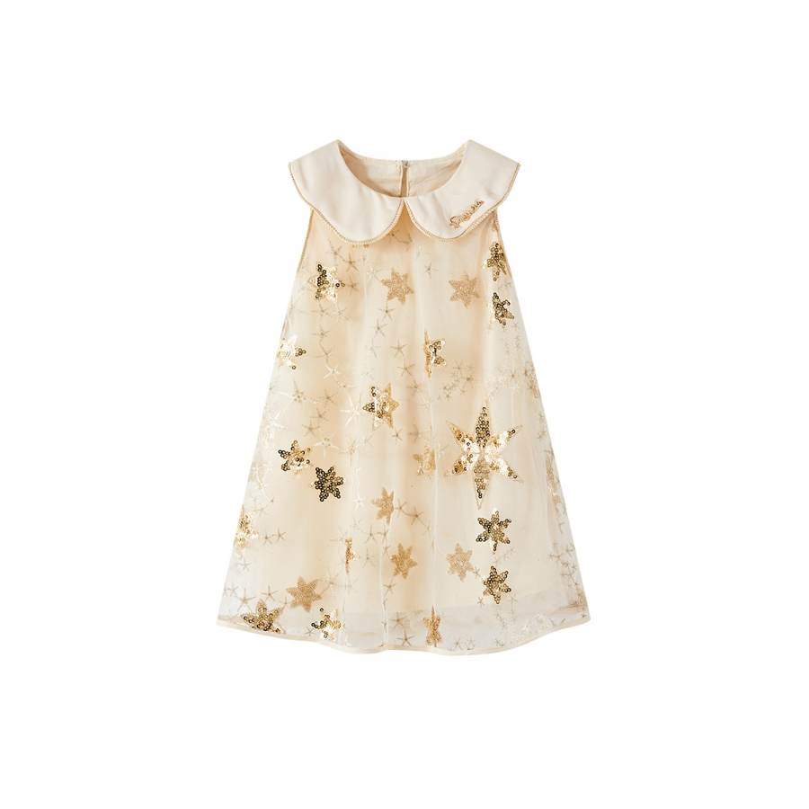 Disney Dress Frozen Series SS25 Beige Children Aged 3 7 Years Old