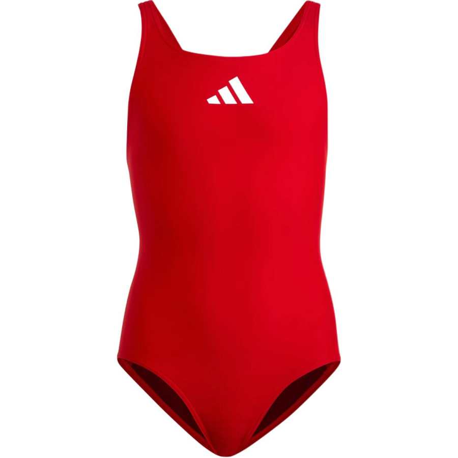 Adidas Adidas Kids' Swimsuit Premium Scarlet/White/Shadow Red Children Aged 3 7 Years Old