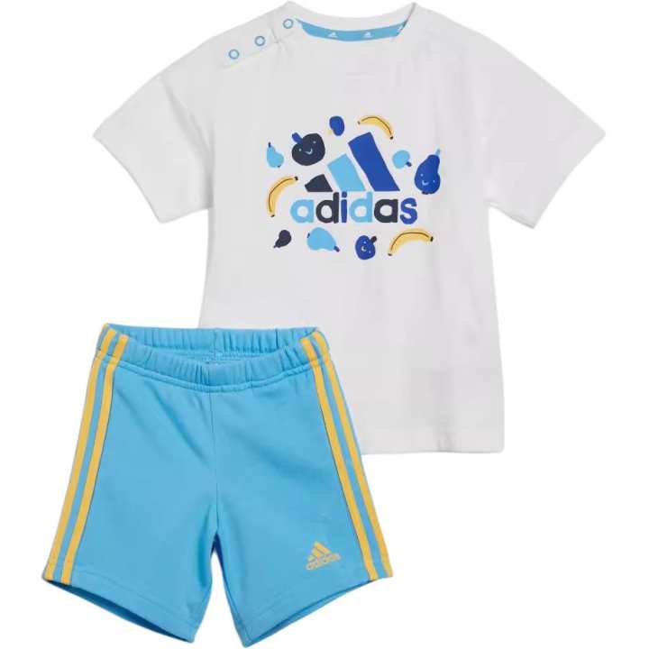 Adidas Adidas Kids Matching Sets White/Blue Infant And Toddler