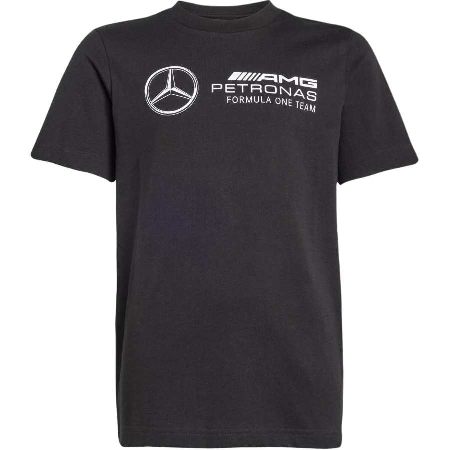 Adidas Adidas x MERCEDES AMG PETRONAS F1 TEAM T Shirt SS25 DNA GRAPHIC Black Children Aged 3 7 Years Old