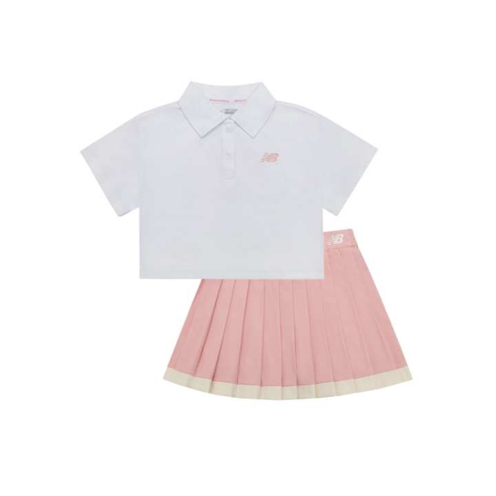 New Balance Children Aged 3 7 Years Old New Balance Skirt Set Pink