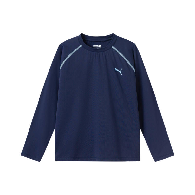 PUMA Sportstyle T Shirt Dark Blue Kids'