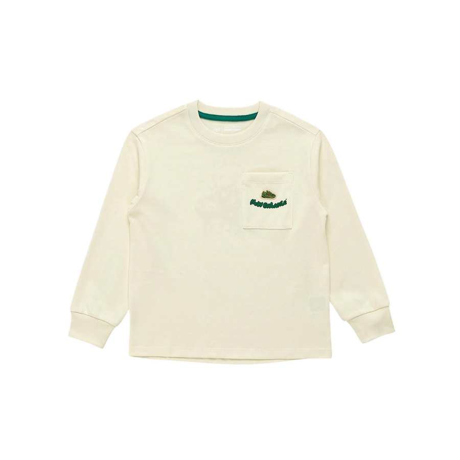 New Balance New Balance T Shirt Ivory White Children Aged 3 7 Years Old