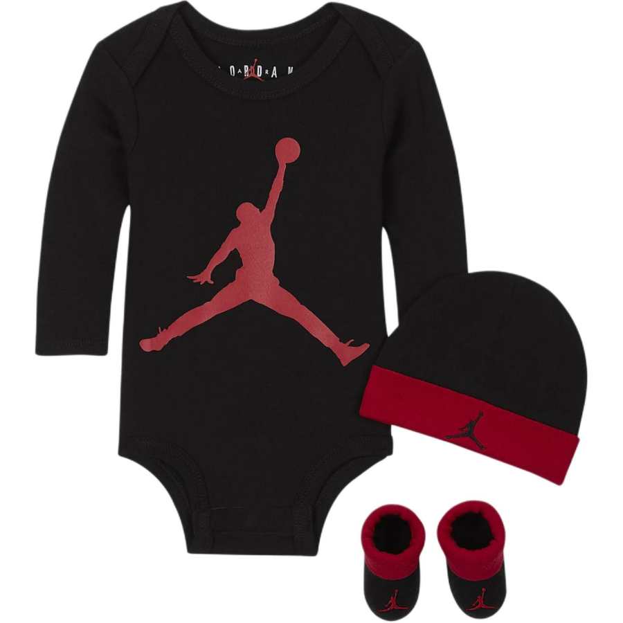 Jordan Jordan Baby 0–12M 3 Piece Set Infant And Toddler Suit Black Infant And Toddler