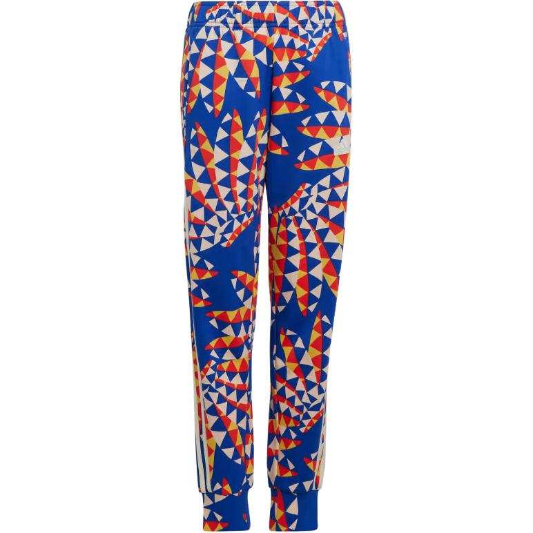 Adidas Adidas x FARM RIO Knitted Sweatpants Eye catching Blue/pink And White Teenagers