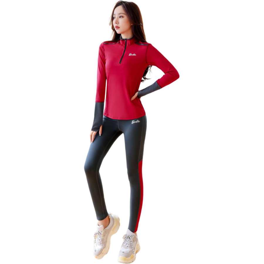 Barbie Fitness Sets Women's Half Turtleneck Moderate