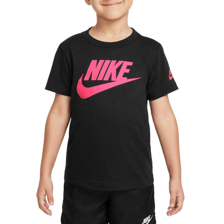 Nike Nike Sportswear T Shirt SS25 Black Children Aged 3 7 Years Old