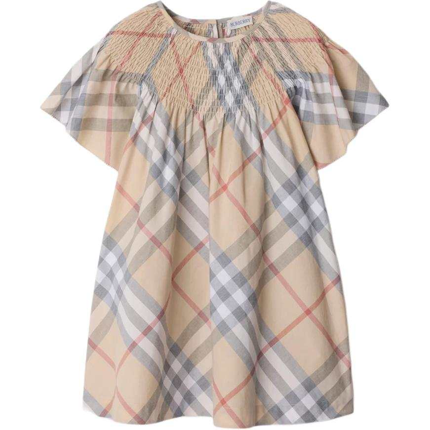 Burberry Kids Dresses Crew Neck Moderate