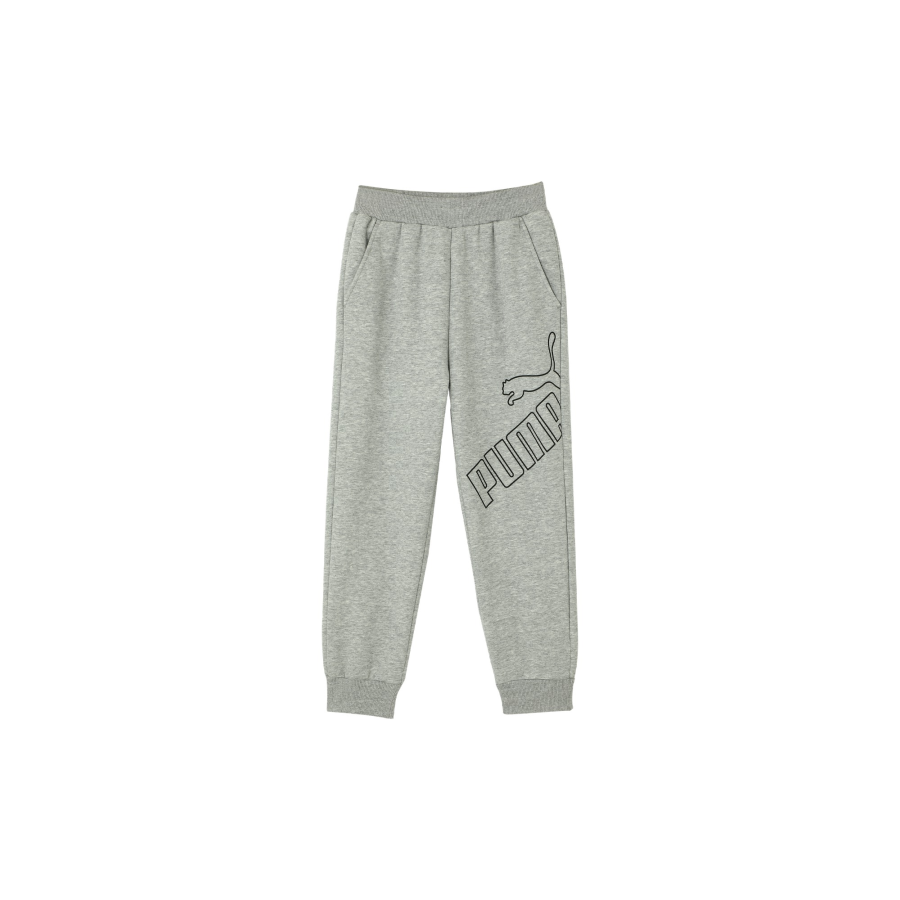 PUMA Knitted Sweatpants Light Gray Teenagers