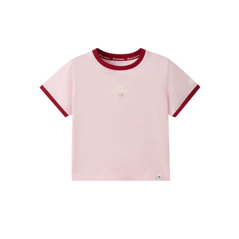 New Balance New Balance NB T Shirt Light Pink Children Aged 3 7 Years Old