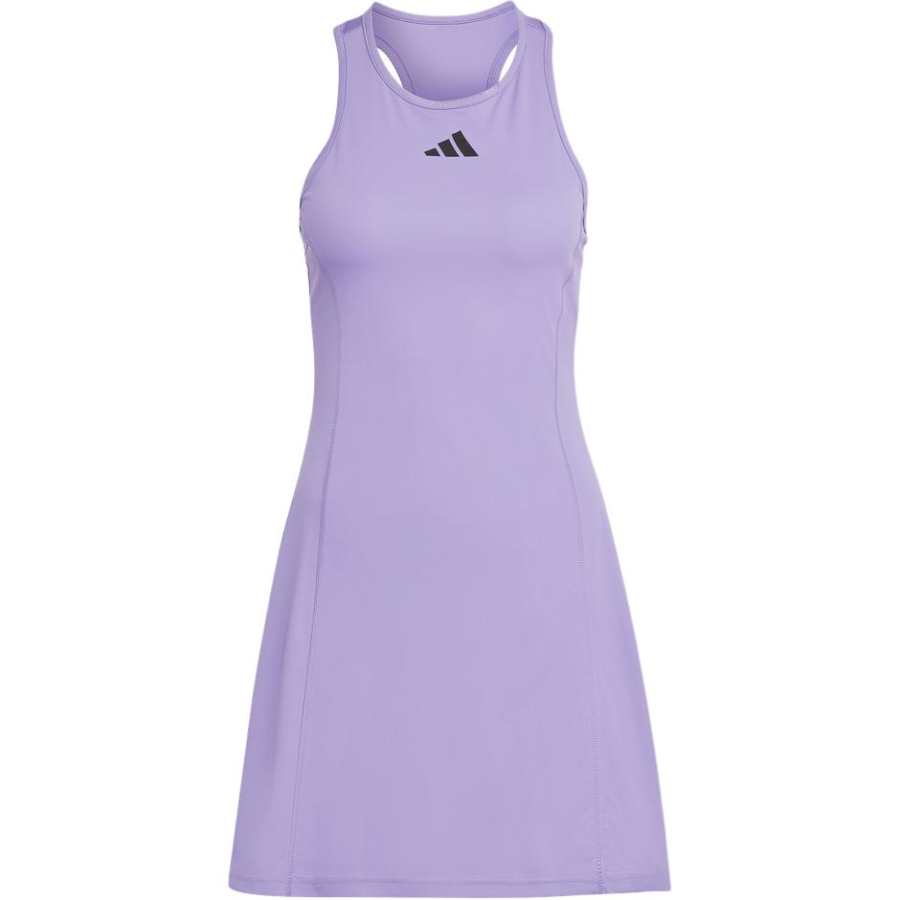 Adidas Adidas Slip Dresses Women's Purple Crew Neck Moderate Short