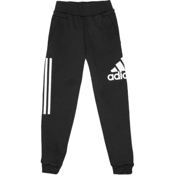 Adidas Adidas Knitted Sweatpants Black White Children Aged 3 7 Years Old