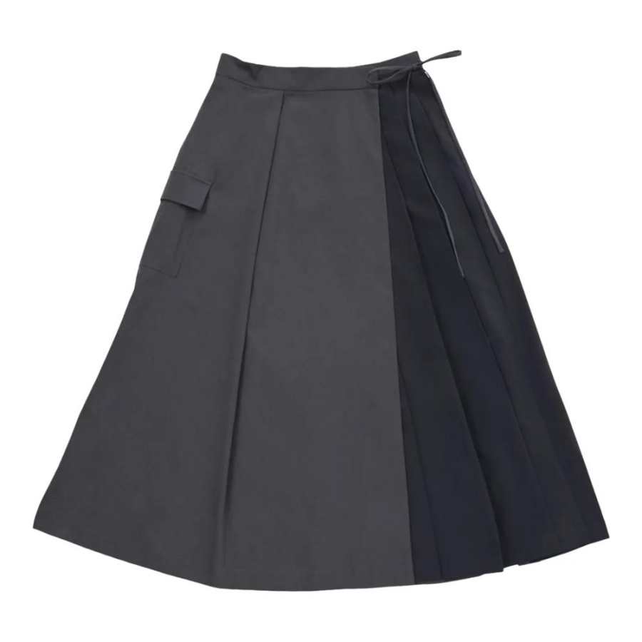 New Balance New Balance Met24 Wrap Skirt Casual Long Skirt Women's Black