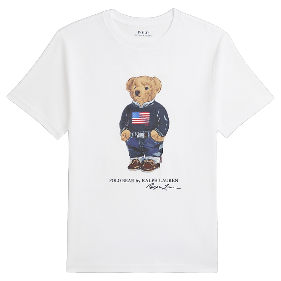 Polo Ralph Lauren Polo Bear T Shirt Standard White Teenagers