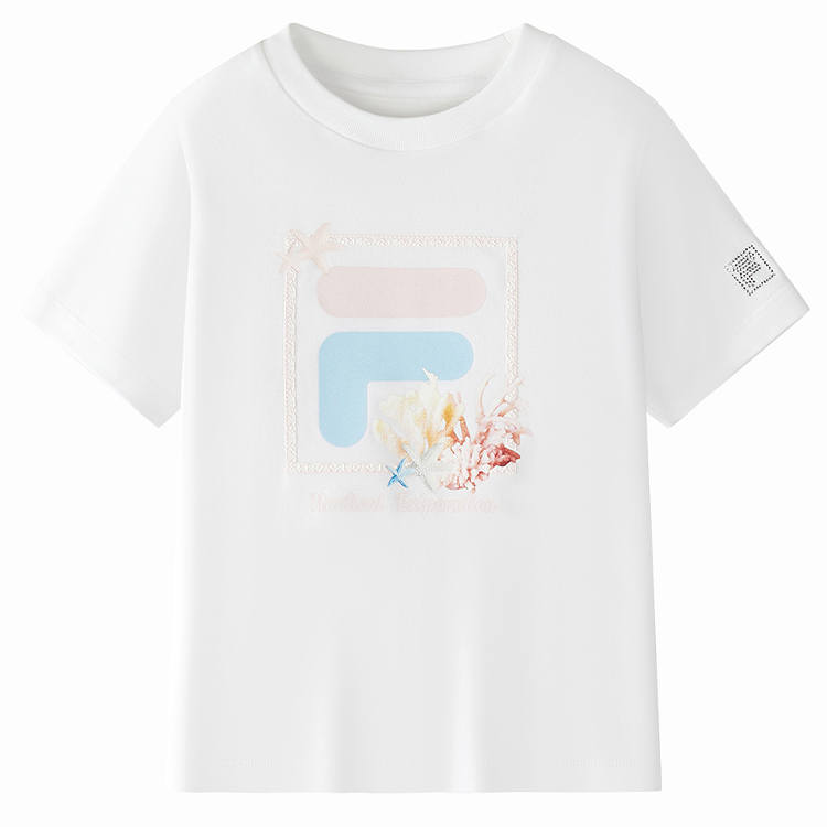 FILA KIDS T Shirt Standard White Children Aged 3 7 Years Old