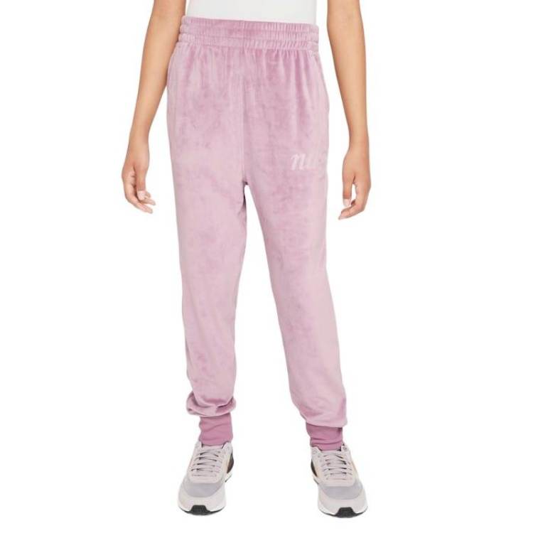 Nike Nike Knitted Sweatpants Sportswear Gray Purple Red Teenagers