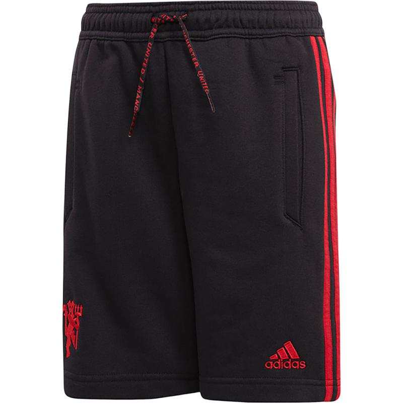 Adidas Adidas Manchester United Shorts Teenagers Black Red
