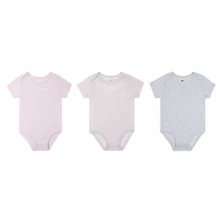 Nike Nike Crawlers 3 Pack Birch Heather Infant And Toddler