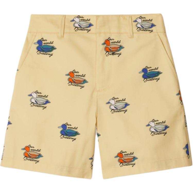 Burberry Shorts Kids' Lactose Color