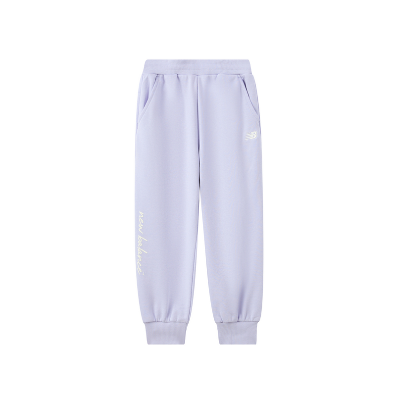 New Balance New Balance Knitted Sweatpants Light Purple Children Aged 3 7 Years Old