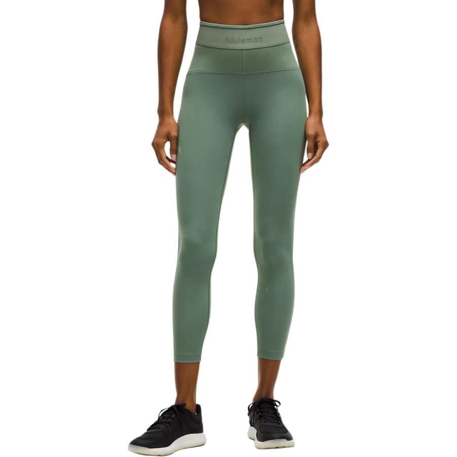 Lululemon License To Train Sports Pants 25' Women's Gray Eucalyptus