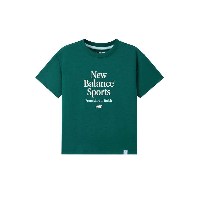 New Balance New Balance T Shirt Green Children Aged 3 7 Years Old