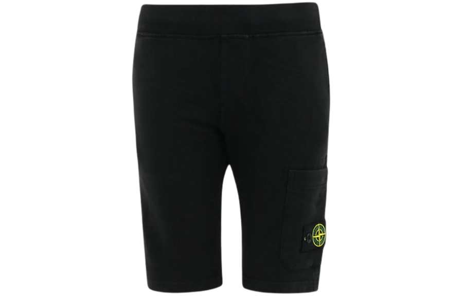 STONE ISLAND Shorts Kids' Black