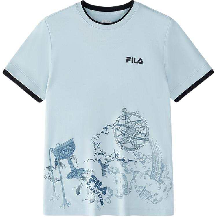 FILA KIDS T Shirt Light Sky Blue