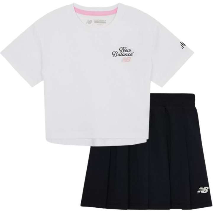 New Balance New Balance Kids Two Piece Skirt Sets Crew Neck Moderate Mid Length