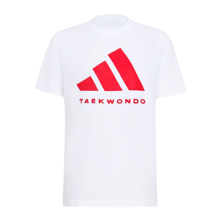 Adidas Adidas T Shirt White/Red Children Aged 3 7 Years Old