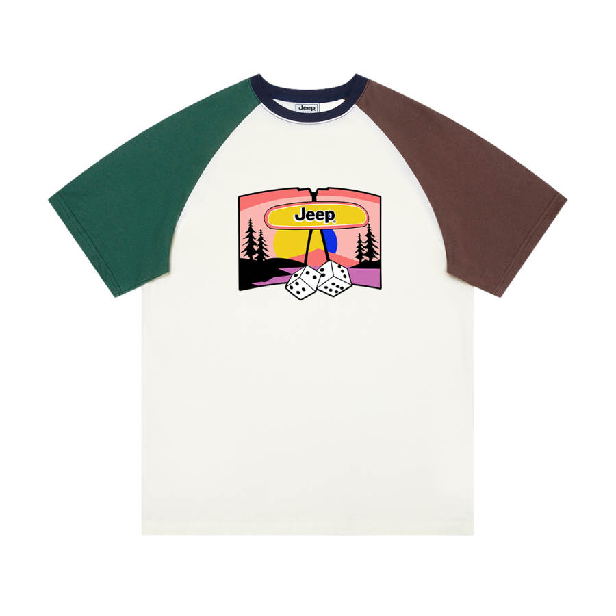 Jeep Kids T Shirts Crew Neck Moderate