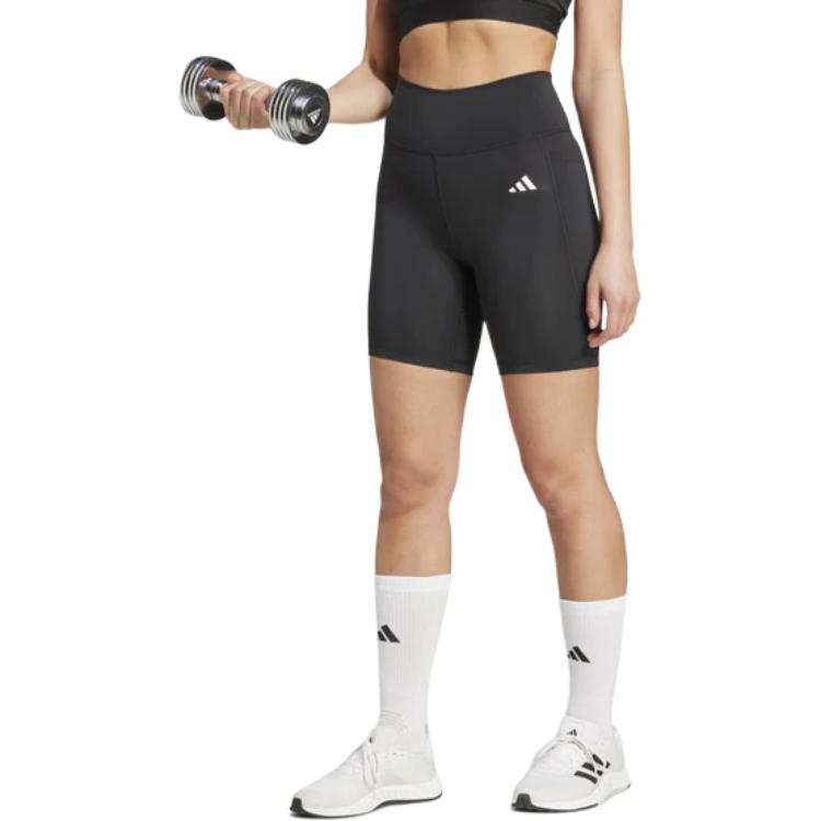 Adidas Adidas Free Shipping With AdiClub Optimé Essentials Stash Pocket 7 Inch Short Leggings
