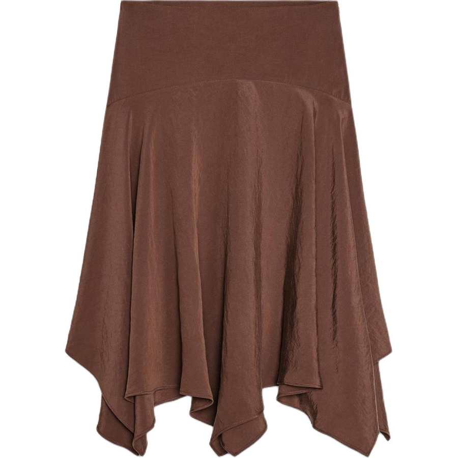ZARA Casual Long Skirt Women's Chocolates Brown