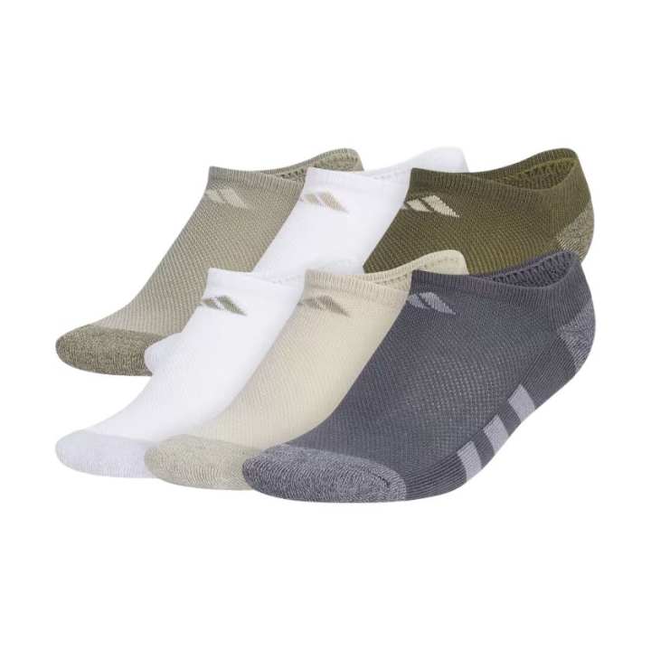 Adidas Adidas ATHLETIC CUSHIONED 6 PACK NO SHOW SOCKS KIDS Socks 6 Pack Kids'