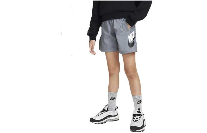 Nike Nike Kids' Apparel Sportswear Woven Shorts Kids' Smoke Gray
